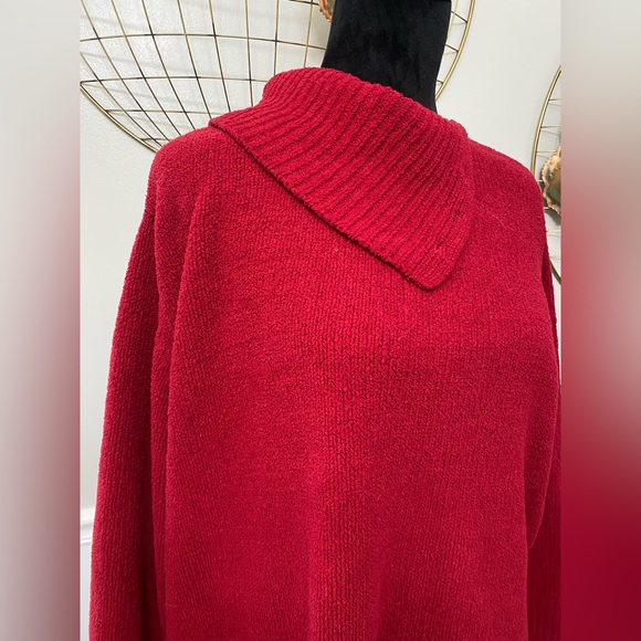 Covington | Knitted Fold Neck Sweater - Picture 3 of 6